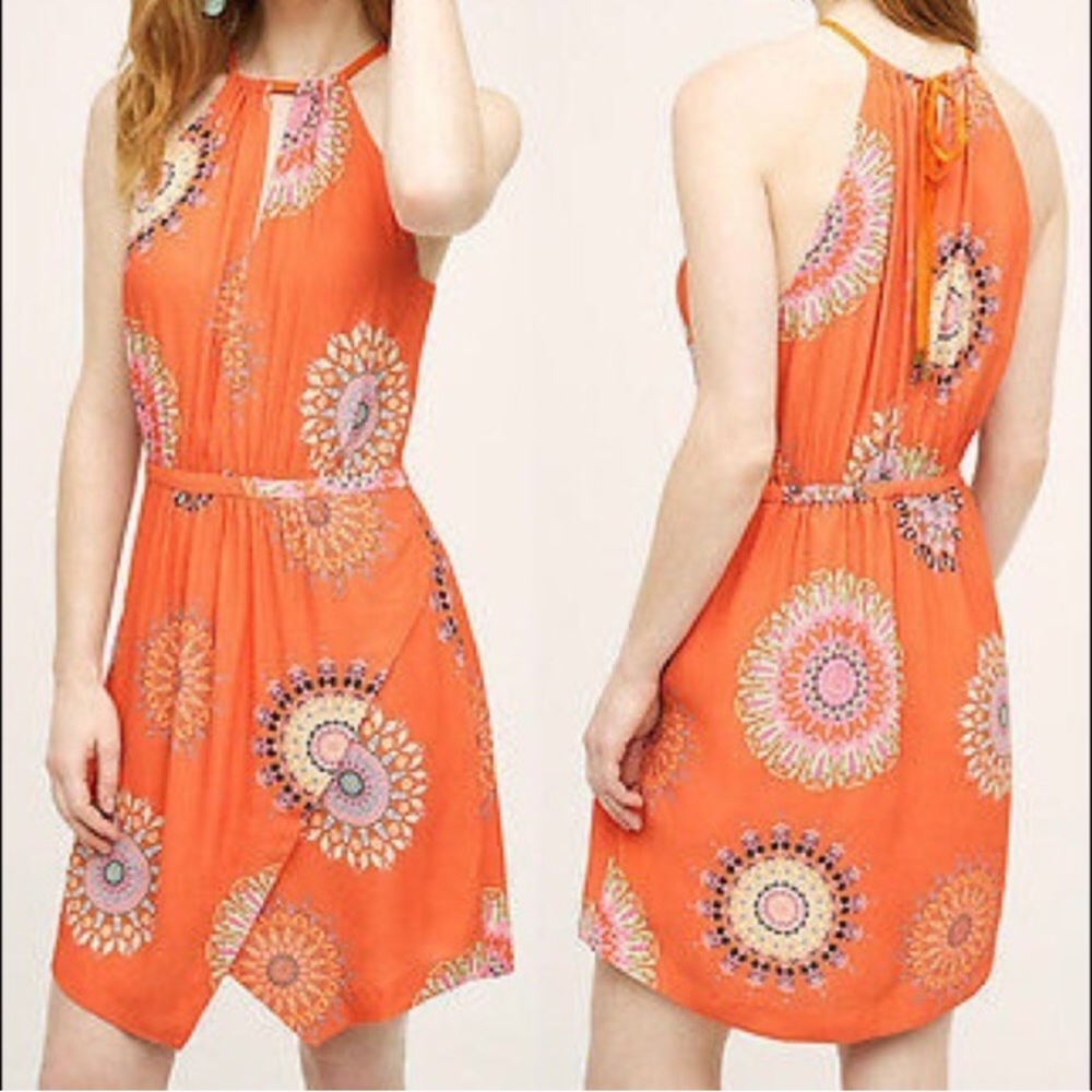 Anthropologie FLOREAT ‘Livia Halter Dress’ - Sz 4